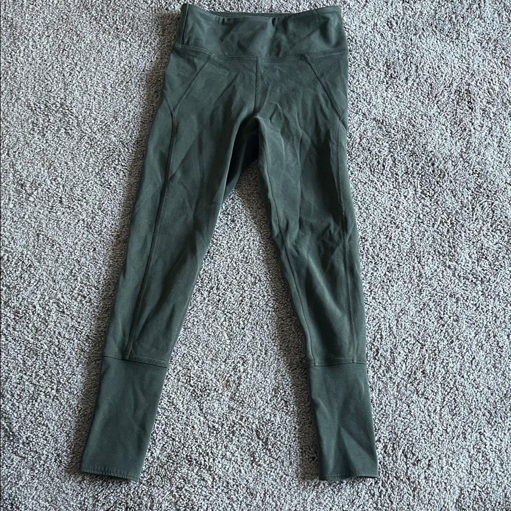 FP Movement by Free People Olive Green High-Rise Leggings